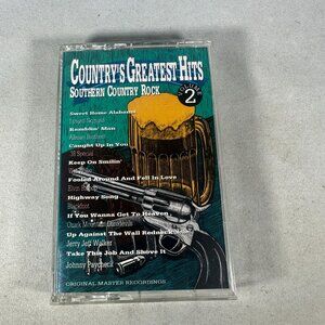 Countrys Greatest Hits Southern Country Rock Vol. 2 Cassette Priority 1990